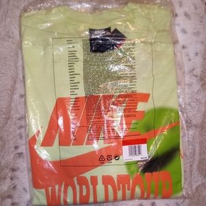 Nike Sportswear World Tour Long Sleeve Liquid Lime Glow In The Dark Shirt
